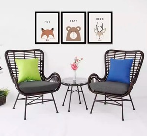 Chaise de jardin en rotin pliable et empilable moderne, siège lounge, mobilier de patio extérieur, portable et léger - Product Image 2