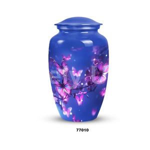 อัฐิอลูมิเนียมรูปผีเสื้อสำหรับผู้ใหญ่พร้อมฝาปิดแถมถุงกำมะหยี่ - Product Image 6