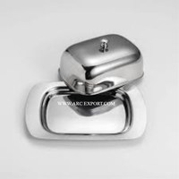 Haute demande excellente qualité métal haute qualité argent plaqué beurre plat vaisselle ustensiles de cuisine accessoires prix impressionnant