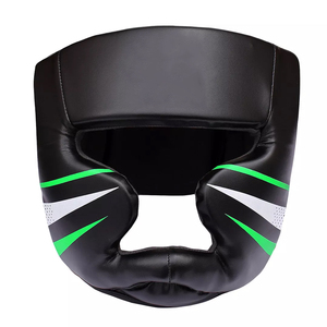 Flyingkick Enterprises FE-BHG-0019 Protège-têtes de boxe unisexe sur mesure, tendance, entièrement respirants en cuir pour l'entraînement - Product Image 1