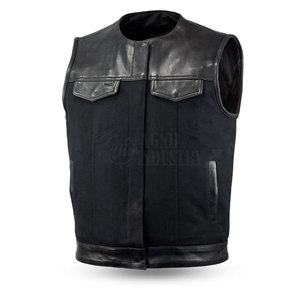 Chaleco de Cuero para Hombre, Precio Razonable, 100% Cuero, Material Duradero, la Mejor Calidad, Invierno, Casual, Transpirable - Product Image 2