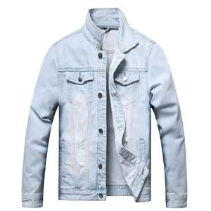 Vestes en jean en coton 100% avec design personnalisé, style streetwear, vente chaude, vêtements de rue pour hommes, veste en jean pour hommes - Product Image 1