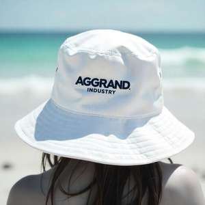 Nouvelle mode d'été de haute qualité en coton avec broderie personnalisée Chapeau seau de soleil avec logo pour vêtements de plein air - Product Image 5