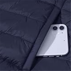 New 2026 Professional Quality Men's Canvas Puffer <b>Jacket</b> with Stand Collar and Front Logo <b>Waterproof</b> Winter <b>Warm</b> <b>Jacket</b> - Product Image 4