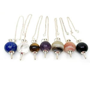 Mayorista de péndulo de bola de piedras preciosas de India - Product Image 1