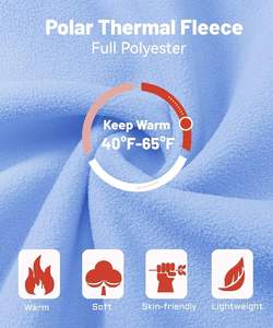 Chaqueta de lana de manga larga ligera para mujer, algodón cálido suave esencial de invierno con bolsillos con cierre de cremallera de talla grande - Product Image 4