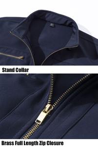 Veste Softshell pour hommes conçue sur mesure pour le travail d'hiver High Street Style col montant coupe-vent imperméable motif décoration - Product Image 3