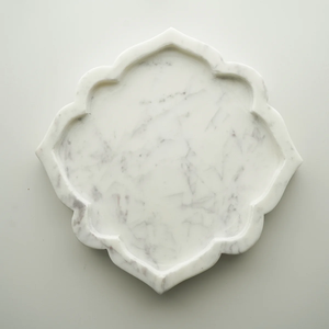 Plateau de service alimentaire en pierre écologique personnalisé, plateau à fruits, décoration de la maison, hôtel, cuisine, plateau de présentation en marbre - Product Image 5