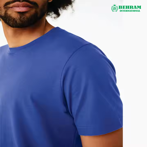 Camiseta de Verano de Alta Calidad, Unisex, Cuello Redondo, Manga Corta, Holgada, para Hombre, 210 g/m², Poliéster/Algodón, Antiarrugas - Product Image 5