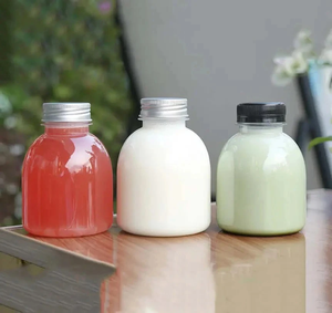 Botellas de agua de plástico vacías recargables con tapas, jugo de agua, salsa de azúcar, botellas de viaje portátiles a granel, contenedores de líquidos - Product Image 1