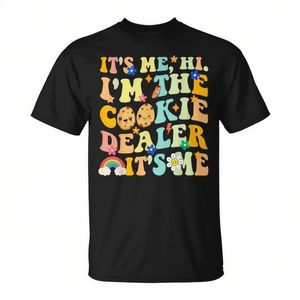 Camiseta Personalizable de la Banda de Niñas Exploradoras 'It's Me Hi I'm the Cookie Dealer', Ropa Promocional - Product Image 2