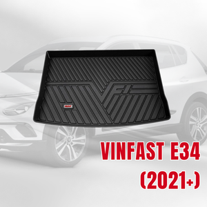 Tapis de voiture TPE de haute qualité noir doublure de sol tous temps pour VinFast E34 95x100cm taille 2mm d'épaisseur avec 1 an de garantie Vietnam - Product Image 5