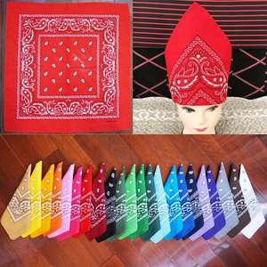 Bandanas Paisley 24 couleurs populaires en usine, 100% polyester coton, en stock, prix bas, bonne qualité - Product Image 2