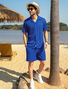 Conjunto de Pantalones Cortos para Hombre, 100% Algodón, Verano, Conjunto de 2 Piezas, Logotipo Personalizado, Camiseta Extra Grande, Pantalones Cortos con Cordón, Ropa Deportiva Urbana para Hombre - Product Image 4