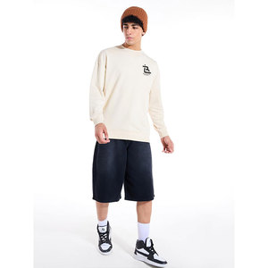 Sweat-shirt oversize pour homme, coupe décontractée, manches longues, pull confortable, sweat-shirt oversize pour homme - Product Image 4
