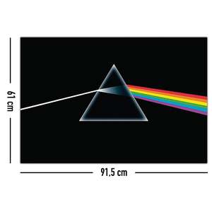 Pink Floyd <b>Canvas</b> Poster Modern Art Deco Style Black Frame for <b>Wall</b> Hanging Birthday Home Decorations for Living Room Bedroom - Product Image 3