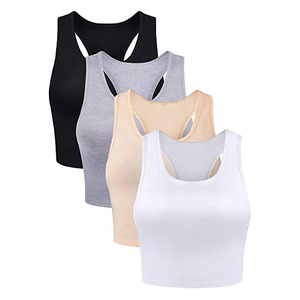 OEM Custom 2024 Summer Womens Running Tank <b>Top</b> Custom Print Multi-Colored Sports Fitness Womans Breathable Tank <b>Top</b> - Product Image 3