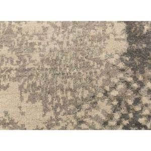 Alfombra Kavi Gris y Negra Anudada a Mano de Lana y Seda de Bambú con Patrón Abstracto para Sala de Estar o Pasillo, Tamaño 9x12 - Esk-661 - Product Image 3