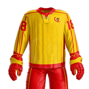 Uniforme de hockey sobre hielo transpirable de secado rápido de alta calidad, conjunto de equipo personalizado, uniforme deportivo - Product Image 4