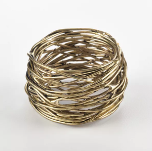Hot Sale Metal Round Mesh Napkin Rings For Dinning <b>Table</b> <b>Parties</b> Wedding Restaurant - Product Image 6