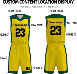 Vente en gros de maillots de basket-ball Vêtements de sport en tissu respirant à séchage rapide uniformes personnalisés pour l'équipe - Product Image 5