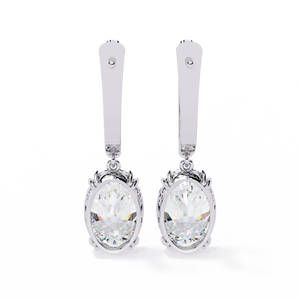 Pendientes Brillantes de Oro de 18K con Diamante Cultivado en Laboratorio, Pendientes de Diamantes Premium - Product Image 3