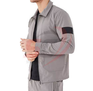 Survêtement de jogging unisexe en polyester 100% avec logo personnalisé, meilleure qualité, caractéristiques hivernales de maternité avec fermeture éclair pour hommes, motif uni - Product Image 1