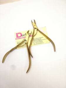 Cortaúñas de Plasma dorado personalizado profesional de alta calidad, cortaúñas de acero inoxidable, uso de cutículas, dedos directamente, marca Dorlon - Product Image 4