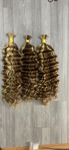 Alta calidad sin mezclas de cabello sintético loc extensión cabello humano a granel solo donante DHL FEDEX UPS Western Union - Product Image 5