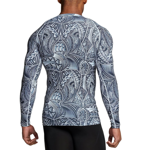 Camisas de compresión de secado rápido para hombre Rash Guard Bjj Rashguard Mma Rash Guards - Product Image 5