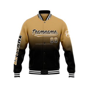 Veste universitaire personnalisée exclusive col montant broderie décoration avant Logo édition limitée 100% laine hommes respirant - Product Image 2