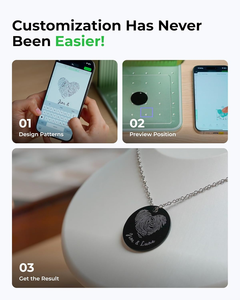 Máy khắc <span class=keywords><strong>laser</strong></span> <span class=keywords><strong>diode</strong></span> cầm tay XTool F1 Lite 10W, độ chính xác cao, dùng cho kim loại, gỗ, da & acrylic, mới - Product Image 6