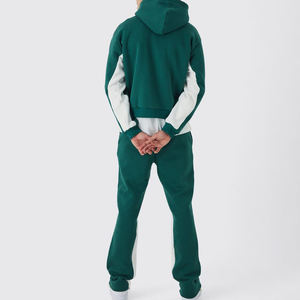 Logo personnalisé pas cher hiver hommes fermeture éclair survêtement léger confortable imprimé fermeture éclair survêtement - Product Image 5