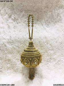 Bolso de mano de Metal para mujer, diseñador pochette de hecho a mano, elegante, hecho a mano - Product Image 2