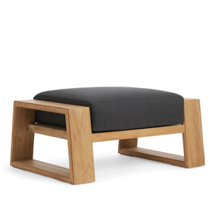 โซฟาไม่มีพนักพิงทำจากไม้สักเป็นมิตรกับสิ่งแวดล้อมพร้อมเบาะโซฟานุ่มและคุณภาพดีสไตล์โมเดิร์น - Product Image 5