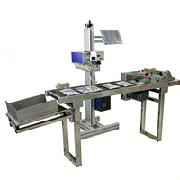 Codeur laser UV pour emballages souples, imprimante laser à alimentation automatique, date d'expiration, numéro de lot sur sachet souple