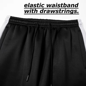 ชุดวอร์ม2ชิ้นสำหรับผู้ชายเสื้อโค้ทกันหนาวแบบมีกระเป๋ามีซิปมีกระเป๋ากางเกงวิ่ง - Product Image 5