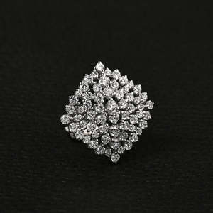 Anillos de Plata de Ley 925 de Primera Calidad para Mujer, Chapados en Rodio con Diamantes, Joyería Fina con Certificación IGI, Anillo de Compromiso para Hombre - Product Image 2