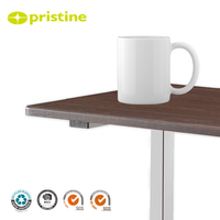 Bureau portable réglable en métal écologique avec surface en MDF pour la maison, le bureau, la chambre à coucher, design moderne, adapté aux personnes âgées, aux seniors et aux adultes.