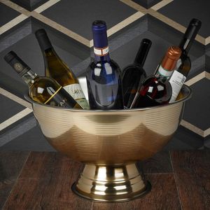 Cuenco de cubo de hielo de champán para bebidas de aluminio para decoración de fiesta de club nocturno - Product Image 3