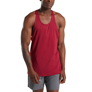 Camiseta personalizada de algodón con mangas cortadas y cuello redondo para hombre, camisetas cortadas sin mangas de talla grande en blanco, camisetas Vintage para hombre - Product Image 6