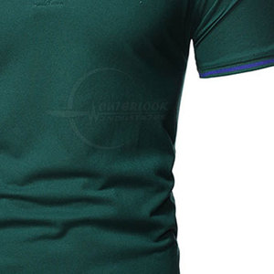เสื้อยืดโปโลผู้ชายแบบแห้งเร็วเสื้อยืดโปโลผ้าฝ้ายโพลีเอสเตอร์สำหรับผู้ชายใส่สบาย - Product Image 5