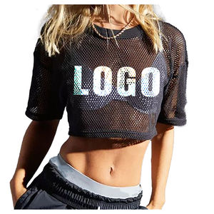 เสื้อยืดครอปแขนสั้นทรงบ็อกซี่เข้ารูปผ้าฝ้ายคลาสสิกเฮฟวี่เวทสำหรับฤดูร้อนที่ทันสมัย - Product Image 1