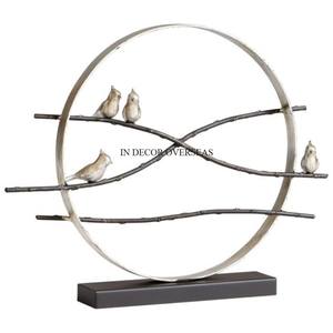 Round Shape <b>Coasters</b> Designer With High Standard Quality Metal <b>Gold</b> Plated Base Stand Sculpture From India In Impressive Price - Product Image 3