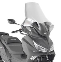 Pare-brise Givi Made-in-Italy pour SYM Joymax Z ('19-'20) Joymax Z + 125-300 ('21-'23), 7056DT + D7058KIT