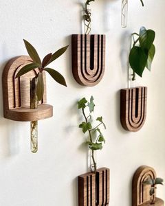 Étagères et support en bois fabriqués à la main de la meilleure qualité forme personnalisée pour la décoration murale de la maison technique polie décoration murale suspendue - Product Image 5