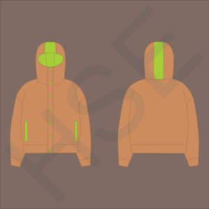 Sudadera con Capucha y Media Cremallera para Hombre, Chaqueta Casual con Capucha y Bolsillo, Cortavientos y Cálida - Product Image 2