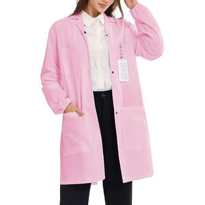 Uniforme de laboratorio para médico, dentista, enfermera, bata de laboratorio, bata de laboratorio médica abotonada Unisex para Hospital - Product Image 4
