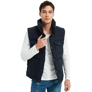 Gilet d'hiver matelassé pour homme, de haute qualité, tendance, imperméable, décontracté, demi-manches, élégant, à capuche, respirant, avec OEM - Product Image 4