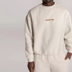 Sudadera con capucha para hombre, prenda de vestir, con logo bordado, de moda, de otoño e invierno, con forro polar, 400g, personalizada, proveedor OEM - Product Image 2